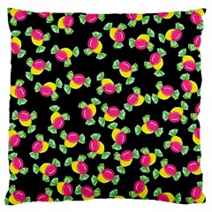 Candy Pattern Large Cushion Case (two Sides) by Valentinaart