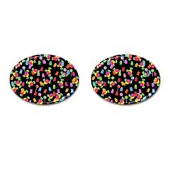 Candy Pattern Cufflinks (oval) by Valentinaart