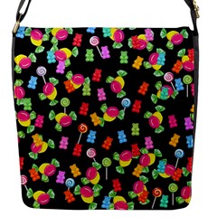 Candy Pattern Flap Messenger Bag (s) by Valentinaart