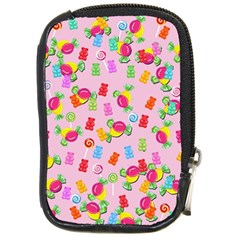 Candy Pattern Compact Camera Cases by Valentinaart