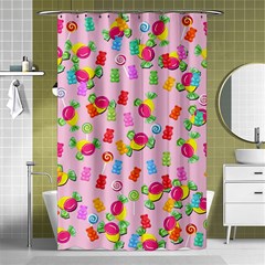 Candy Pattern Shower Curtain 48  X 72  (small)  by Valentinaart