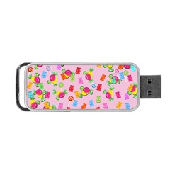 Candy Pattern Portable Usb Flash (one Side) by Valentinaart