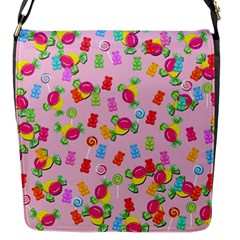 Candy Pattern Flap Messenger Bag (s) by Valentinaart