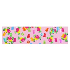 Candy Pattern Satin Scarf (oblong) by Valentinaart