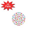 Candy pattern 1  Mini Buttons (10 pack)  Front