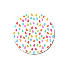 Candy pattern Magnet 3  (Round)