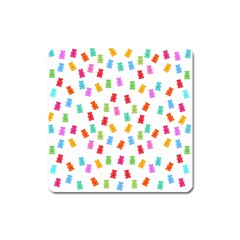 Candy Pattern Square Magnet by Valentinaart