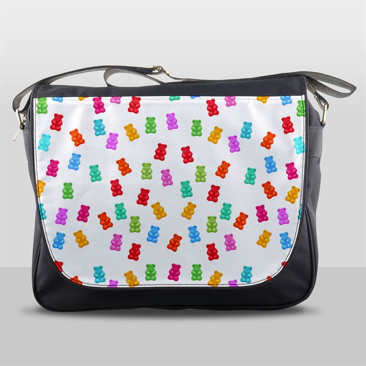 Candy pattern Messenger Bags