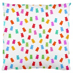 Candy Pattern Large Cushion Case (one Side) by Valentinaart