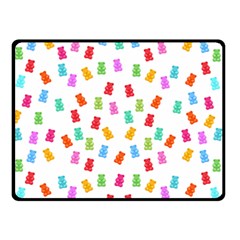 Candy pattern Double Sided Fleece Blanket (Small) 