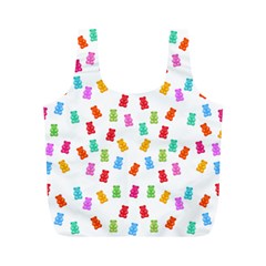 Candy Pattern Full Print Recycle Bags (m)  by Valentinaart