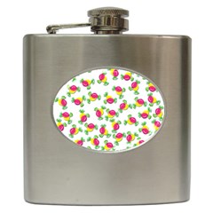 Candy Pattern Hip Flask (6 Oz) by Valentinaart