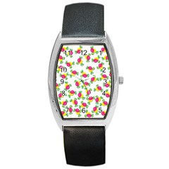 Candy Pattern Barrel Style Metal Watch by Valentinaart