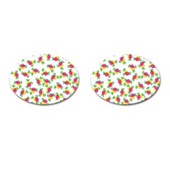 Candy Pattern Cufflinks (oval) by Valentinaart