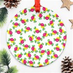 Candy pattern Round Ornament (Two Sides) Front