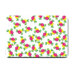 Candy Pattern Small Doormat  by Valentinaart