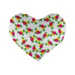 Candy pattern Standard 16  Premium Heart Shape Cushions Front