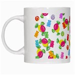 Candy pattern White Mugs Left