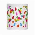 Candy pattern White Mugs Center