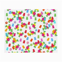 Candy Pattern Small Glasses Cloth by Valentinaart