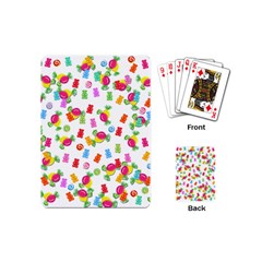 Candy Pattern Playing Cards (mini)  by Valentinaart