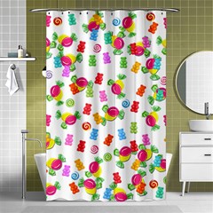 Candy Pattern Shower Curtain 48  X 72  (small)  by Valentinaart