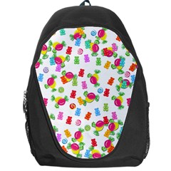 Candy Pattern Backpack Bag by Valentinaart