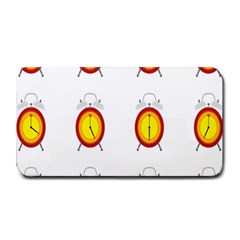 Alarm Clock Time Circle Orange Hour Medium Bar Mats by Mariart