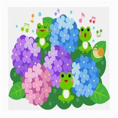 Animals Frog Face Mask Green Flower Floral Star Leaf Music Medium Glasses Cloth (2-side)