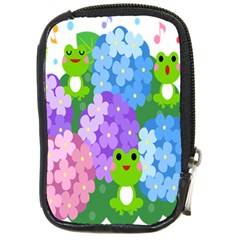 Animals Frog Face Mask Green Flower Floral Star Leaf Music Compact Camera Cases by Mariart