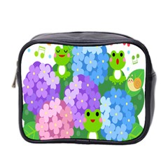 Animals Frog Face Mask Green Flower Floral Star Leaf Music Mini Toiletries Bag 2-side by Mariart