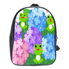 Animals Frog Face Mask Green Flower Floral Star Leaf Music School Bags (xl)  by Mariart