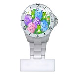 Animals Frog Face Mask Green Flower Floral Star Leaf Music Plastic Nurses Watch Front