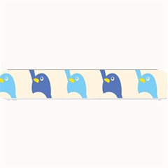 Animals Penguin Ice Blue White Cool Bird Small Bar Mats by Mariart