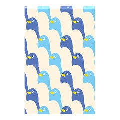 Animals Penguin Ice Blue White Cool Bird Shower Curtain 48  X 72  (small)  by Mariart