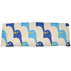 Animals Penguin Ice Blue White Cool Bird Body Pillow Case Dakimakura (two Sides) by Mariart