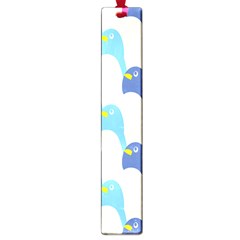 Animals Penguin Ice Blue White Cool Bird Large Book Marks by Mariart