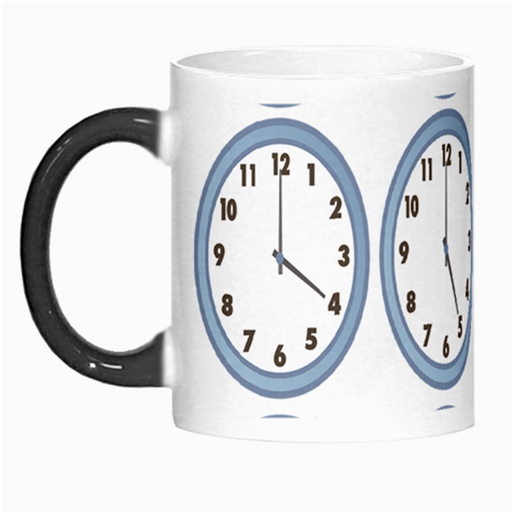 Alarm Clock Hour Circle Morph Mugs