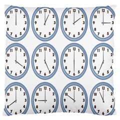 Alarm Clock Hour Circle Standard Flano Cushion Case (one Side) by Mariart