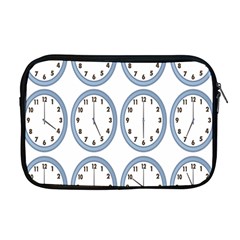 Alarm Clock Hour Circle Apple Macbook Pro 17  Zipper Case by Mariart