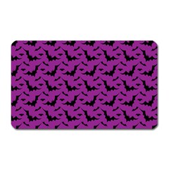 Animals Bad Black Purple Fly Magnet (rectangular)