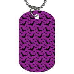 Animals Bad Black Purple Fly Dog Tag (one Side) by Mariart