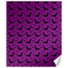 Animals Bad Black Purple Fly Canvas 8  X 10  by Mariart