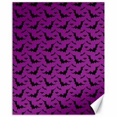 Animals Bad Black Purple Fly Canvas 16  X 20   by Mariart