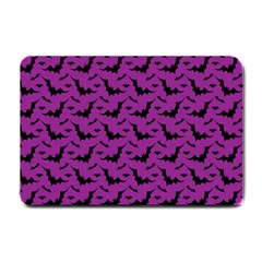 Animals Bad Black Purple Fly Small Doormat  by Mariart