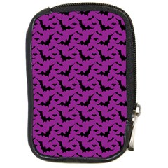 Animals Bad Black Purple Fly Compact Camera Cases by Mariart