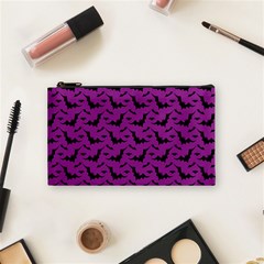 Animals Bad Black Purple Fly Cosmetic Bag (small)  by Mariart