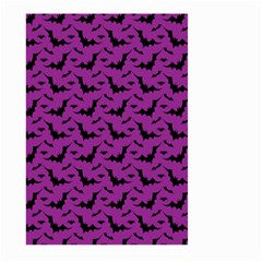 Animals Bad Black Purple Fly Large Garden Flag (two Sides) by Mariart