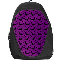 Animals Bad Black Purple Fly Backpack Bag by Mariart