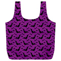 Animals Bad Black Purple Fly Full Print Recycle Bags (l)  by Mariart